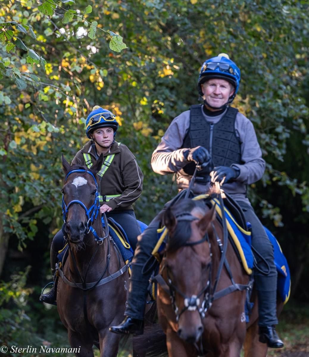 Craig Benton with work rider, Bonnie Corfield. (S.Navamani).